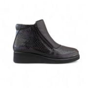 Εικόνα της Μποτάκια Δερμάτινα Ανατομικά με Δυο Φερμουάρ