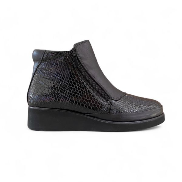 Εικόνα της Μποτάκια Δερμάτινα Ανατομικά με Δυο Φερμουάρ 