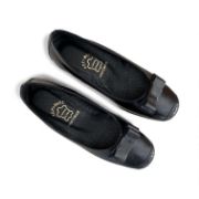 Εικόνα της Δερμάτινες Ανατομικές Γόβες με Φιογκάκι