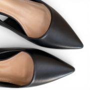 Εικόνα της Γόβες μυτερές εξώφτερνές slingback με χαμηλό λεπτό τακούνι