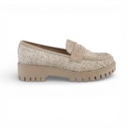 Εικόνα της Loafers από ψάθα με τρακτερωτή σόλα