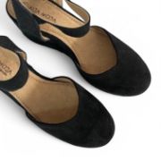 Εικόνα της Εσπαντρίγιες Πλατφόρμες με Μπαρέτα Suede Μαύρο