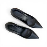 Εικόνα της Γόβες Μυτερές με Λεπτό Τακούνι Μαύρο Ματ