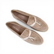 Εικόνα της Loafers Καστόρ με Διακοσμητικό Σχέδιο Μπεζ