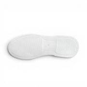 Εικόνα της Ανδρικά Δερμάτινα Sneakers με Λευκή Σόλα Λευκό