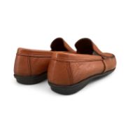 Εικόνα της Ανδρικά Δερμάτινα Ανατομικά Μοκασίνια Ταμπά